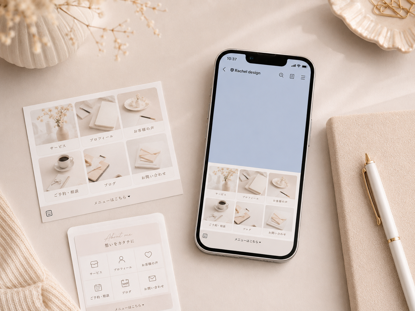 LINEリッチメニューのサンプル
